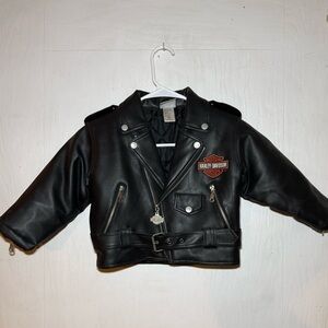 Harley-Davidson Black Faux Leather Jacket